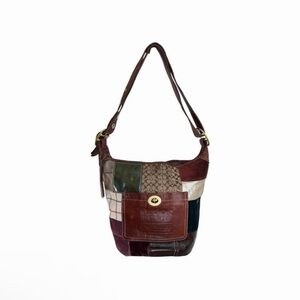 2007 Holiday Patchwork Shoulder Purse by Coach